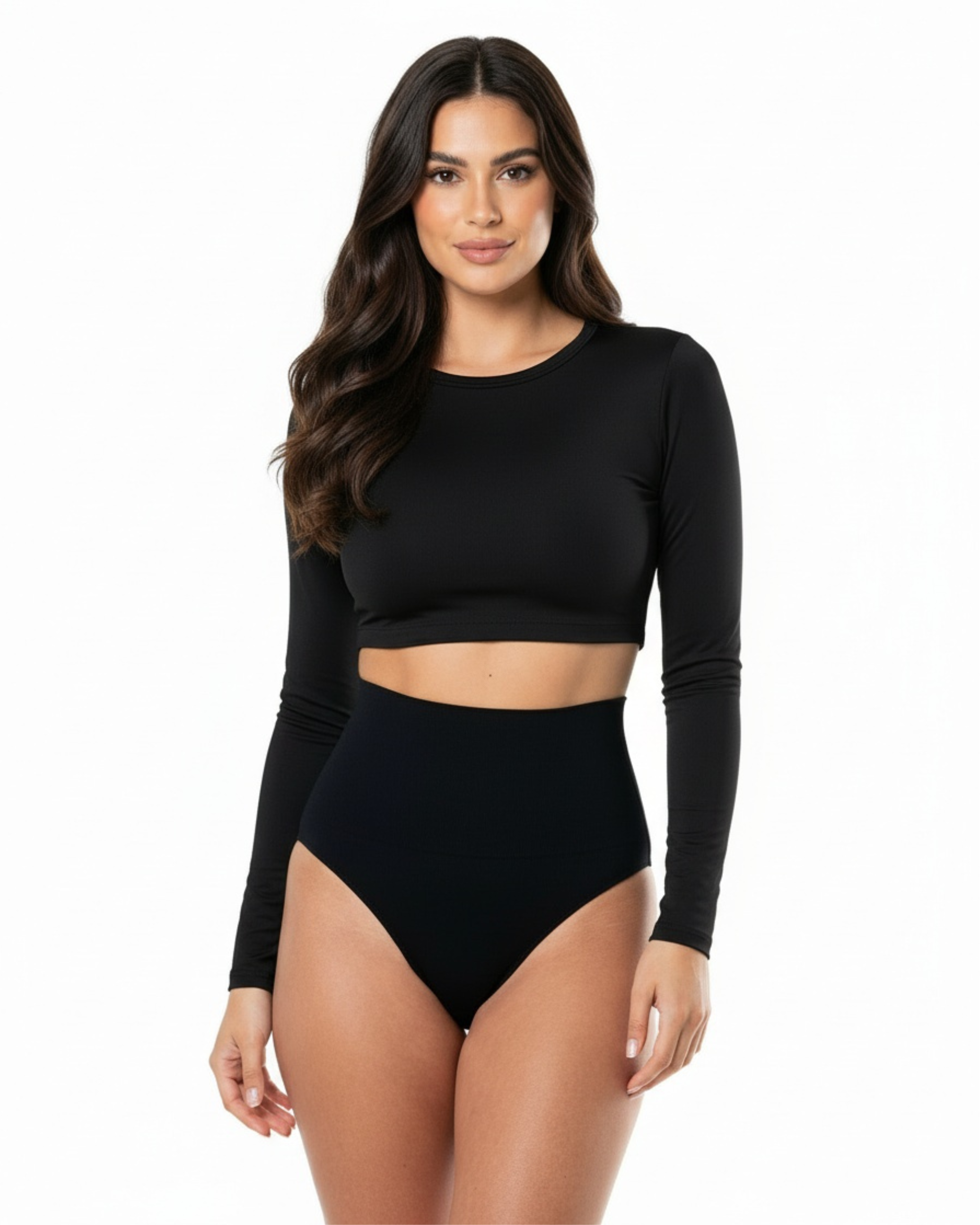 Almond Muse Seamless Core Compression Mini Casual Dress - Nude