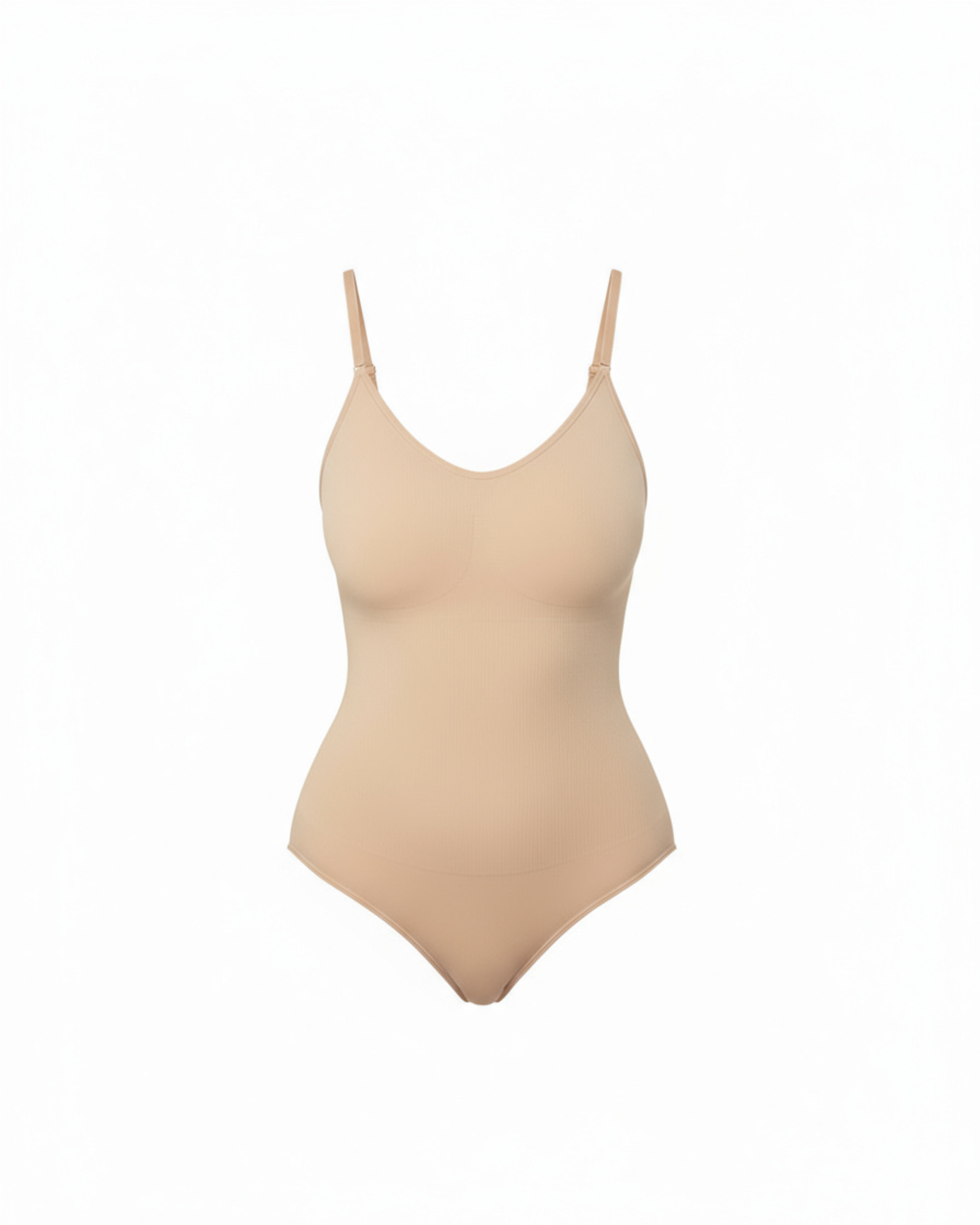 Snatched Seamless Fitted Midi Casual Bodysuit - Black